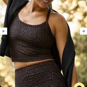 Beyond Yoga Leopard Print Women's workout top